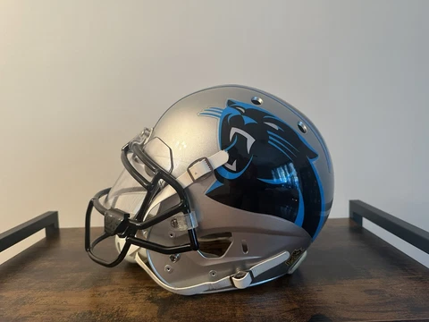 Carolina Panthers Authentic Schutt Helmet Cam Newton Build Cover