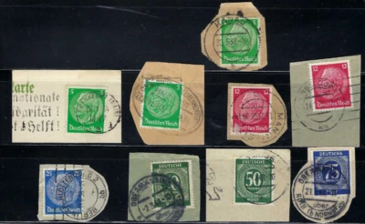 ''HINDENBURG'' 85th  ANNIV.  NUMERAL.-  Frag Covers.-  1932- 46  GERMANY - Image 1 of 2