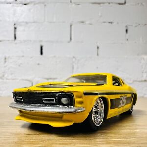 70 Ford Mustang Yellow Black #35 G-Machines 1:50