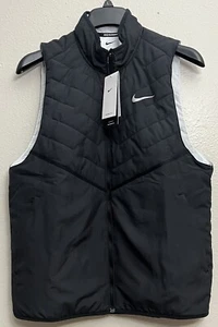 Nike Therma-Fit Repel Full Zip Running Vest Mens Size Medium DD5647 010 M New - Picture 1 of 7