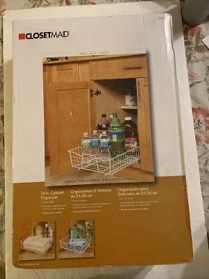 ClosetMaid 53052 Kitchen 14-Inch Cabinet Organizer White (see notes) - Image 1 of 4