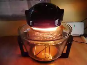 Ambiano 17 L Halogen 2 in 1 Air Fryer Oven Cooker 1300 Watt Table Top - Picture 1 of 7