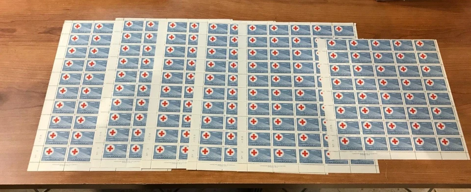 Canada Stamps #316 Red Cross Conference , sheet Foto 1 de 1