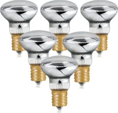 6件装熔岩灯替换灯泡R39 E17 30W 120V反射灯泡,闪光La.. — 第 1/4 张图片