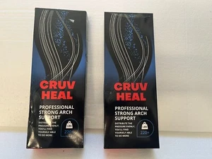 2 PACKS Cruv Heal Insoles for Plantar Fasciitis Arch Support 220+ Orthotic SMALL - Picture 1 of 3