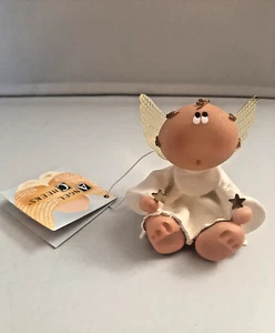 Russ Angel Cheeks Figurine With with Gold Stars #21811 - Picture 1 of 9