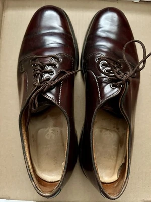 Alden Brooks Brothers A765 Shell Cordovan Oxford Shoes Oxblood #8 Mens Sz 10C - Image 1 of 4