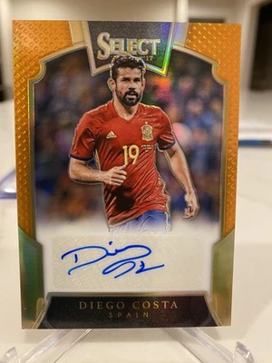 2016 Select Diego Costa Signatures Orange Auto #/50 Spain Kit 🔥 S-DC - Image 1 of 2