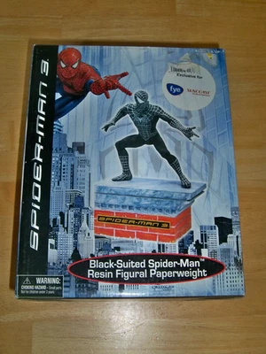 SPIDER-MAN 3 -- Black Suit Resin Paperweight -- F.Y.E. Exclusive -- New Sealed - Image 1 of 3