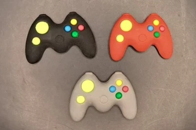 Borradores controladores de videojuegos clásicos Raymond Geddes, útiles escolares ~ paquete de 3~🎮 Foto 1 de 4