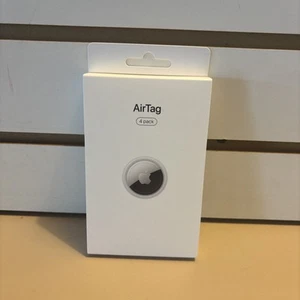 Apple AirTag 4 Pack SILVER NIB Tracker MX542LL/A Model A2187 SEALED BOX! - Photo 1 sur 2