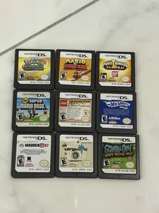 Lot x9 Nintendo DS Games Pokemon Ranger Super Mario Bros Donkey Kong - Picture 1 of 4