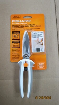 FISKARS 179300 POWERCUT MORE POWER LESS EFFORT 8"/20 CM SNIPS NEW - Image 1 of 4