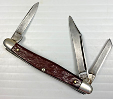 Vintage CAMILLUS New York Stockman Pocket Knife #77 High Carbon Steel USA Tool