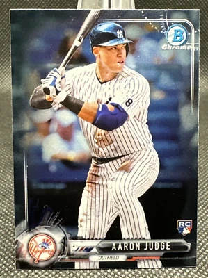 🔥2017 Bowman Chrome MINI Aaron Judge RC Rookie Card #32 Yankees MVP SHARP! - Image 1 of 2