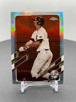 2021 Topps Chrome Sepia Refractor  DJ LeMahieu #105 New York Yankees - Image 1 of 2