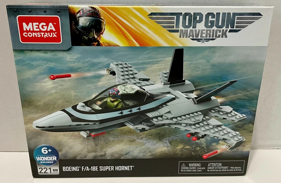 MEGA Construx Top Gun Super Hornet Gpp89 - 221 Pcs