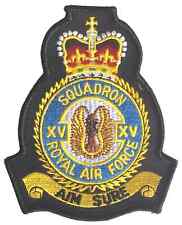 RAF no. 15 Squadron Royal Air Force Military Embroidered Patch MOD Approved