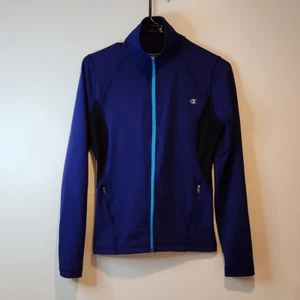 Champion Langarm Windbreaker Joggingjacke mit durchgehendem Reißverschluss Damen Größe S/P SCHÖN!! - Bild 1 von 10