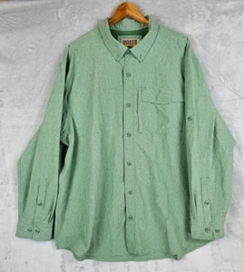 Duluth Trading Button Down Shirt 2XL XXL Men's Vented Performance Blend Stretch - Picture 1 of 6