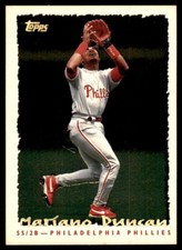 1995 Topps Mariano Duncan Baseball Card Philadelphia Phillies #66