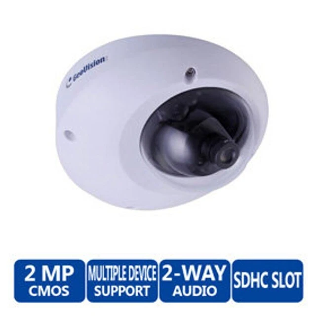 Geovision GV-MFD2401-4F 2MP Indoor Dome IP Security Camera - 2.1mm Fixed Lens - Image 1 of 3