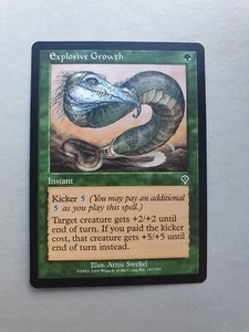 Explosive Growth , MTG Invasion (2000). Common Green Instant NM - Picture 1 of 2