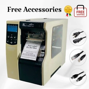 FULLY TESTED Zebra 110Xi4 Thermal Transfer Label Printer 600Dpi USB LAN Serial - Picture 1 of 12