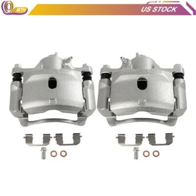 Par de pinzas de freno delanteras EE. UU. con soporte para Honda Accord 1998-2002 2,3 L Foto 1 de 4