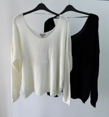 Ladies New Plus Size Jumper In Two Colours Size 20-22 24-26 28-30 - Image 1 of 4