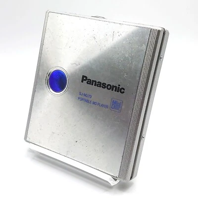 Panasonic SJ-MJ70 MiniDisc Player Silver - Tested Working MD - Image 1 of 4