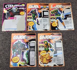 GI Joe Vintage File Card Lot of 5 File Cards UNCUT! 4x Eco Warriors 1x Star Brig