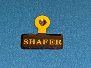De colección Años 60 Campaña SHAFER Metal Plegable Pin Botón Político PA Pensilvania  - Imagen 1 de 4