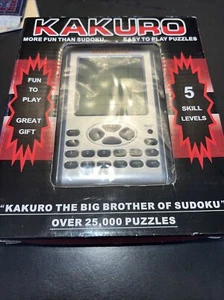 Kakuro Electronic Handheld Game by Universal Products Over 25,000 Puzzles Sudoku - Picture 1 of 1