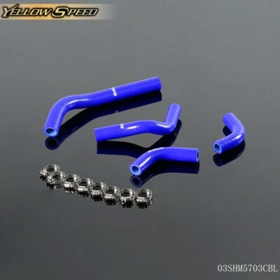 Kit de manguera de radiador de silicona azul apto para Honda CRF250 CRF250X CRF250R 2004-2009 Foto 1 de 4