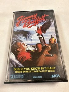 Jimmy Buffett Songs You Know By Heart Greatest Hits 1985 Cassette MCA USA Tested - Picture 1 of 5
