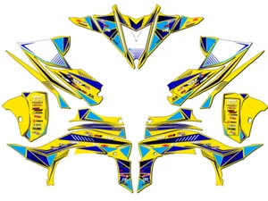 Kit de gráficos Senge amarillo 2014-2020 (YFZ 450R) YFZ 450 SURGE compatible con - Imagen 1 de 7