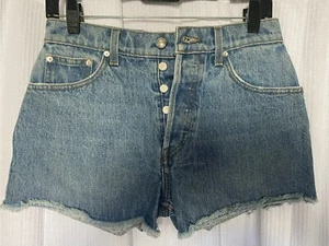 Derek Lam 10 Crosby (No Size) Drew High Rise Classic Cutoff Shorts in Denim $185 - Picture 1 of 12