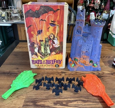 Mattel Bats in Your Belfry Haunted House 1964 ¡juego de acción en caja! ¡DIVERSIÓN EMOCIONANTE! Foto 1 de 4