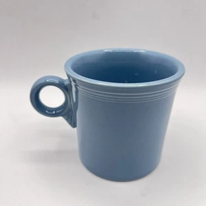 Taza de café Fiesta Ware Homer Laughlin HLC O anillo mango azul claro - Imagen 1 de 12