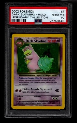 POKEMON LEGENDARY COLLECTION DARK SLOWBRO #8 HOLO FOIL PSA 10 GEM MINT - Image 1 of 2