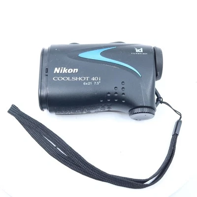 Telêmetro de golfe Nikon Coolshot 40i laser preto/azul RNG-G-1493 - Imagem 1 de 4