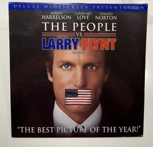 Sealed New The People Vs. Larry Flynt(Laserdisc 1996)-Harrelson, Love, Norton - Picture 1 of 2