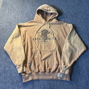 Cabelas Hoodie Xl Field Duty Dog Blmems Brown Distress - Picture 1 of 7
