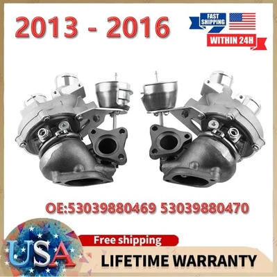 Left+Right Turbocharger For Ford F150 Expedition Transit-150 -250 -350 V6 3.5L - Imagem 1 de 4