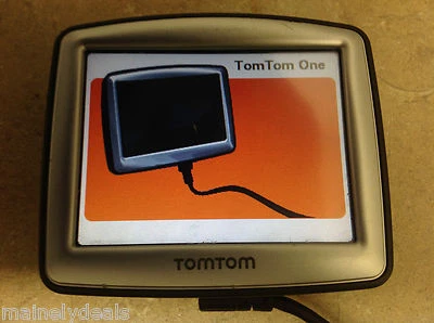 TomTom One Automotive Mountable Reciever GPS 3.5in Touch Navigation Unit TESTED - Image 1 of 3