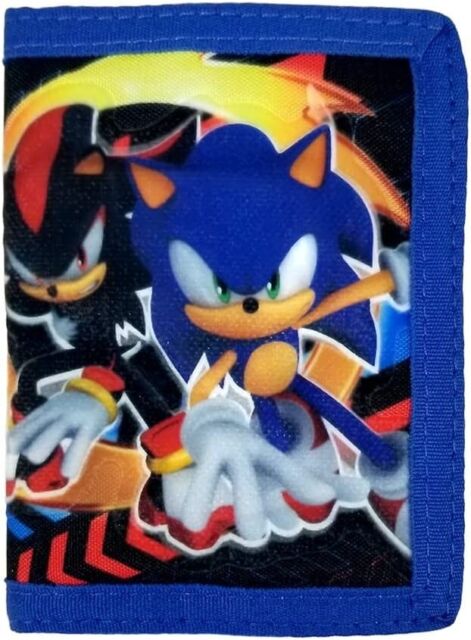 SONIC CHARACTERS BANNERS Sonic the Hedgehog 4 in. Bi Fold Wallet (Sonikku)