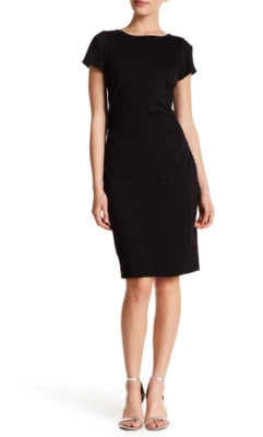 Vestido Ponte Vanity Room Costuras Negro Talla XS 2879 Foto 1 de 2