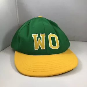 Gorra verde vintage DeLONG sombrero a presión sin gorra de bola - Imagen 1 de 6