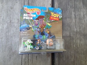 1998 Hot Wheels Toy Story Action Pack Buzz Woody Baby Face - Picture 1 of 3